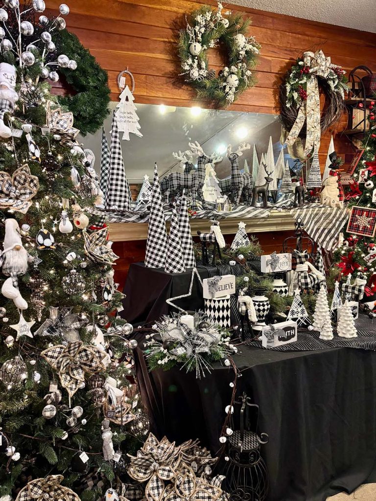 Christmas Trees Displayed at Open House